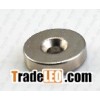 Sintered N35 disc shaped countersunk neodymium magnet