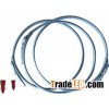 Closing rings with plastic pins for pails/drums