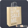 Kraft Paper Bag With Flat Handle