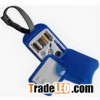 Swivel luggage tag with sewing kit