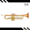keful Bb key golden lacuqer  trumpet