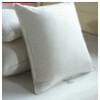 Washed white/grey goose/duck feather/down cushion