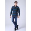 new long sleeve men knitwear lapel neckline sweater