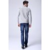 Grey Solid Cotton Casual men knitwear sweaters