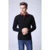 Long Sleeve 100% Cotton black men sweaters