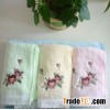 Embroidered face towels