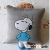 Snoopy Quilted-Pillow