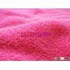 coral fleece with 100% polyester