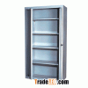 lateral filing cabinet with 2 retractable doors