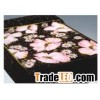Polyester flower blanket