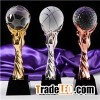Souvenirs Gifts Metal Crystal Basketball Medal