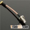 SMA straight jack bulkhead to MMCX right angle plug for rg316 cable assembly