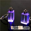 3D Laser With LED Light Crystal Keychain Eiffel Tower Pictures & Photos