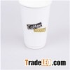 Compostable PLA-lined insulated paper hot cups