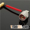 Cable Connection, SMA Connector RF connector N right angle plug to SMA right angle plug