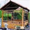 outdoor bamboo shed