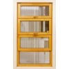 wood PVC window