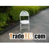 White Wedding Folding Chair