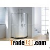 BT9368-T,Framed circle shower enclosure with sliding doors