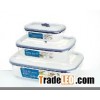 Plastic food container with TPR seal ring