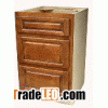 Chestnut Finish Kitchen Cabinet