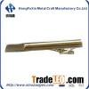 Custom Men's Wedding Gentleman Brass Charm Necktie Tie Clips Pin Bar