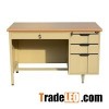 Unilateral Drawers Office Desk With Stand Foot Single Side Drawers MDF Board Foot Treadle Computer D
