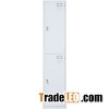 Steel Stable One Line Two Doors Changing Locker With Bevel Connected Fram E