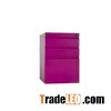 Good-looking Steel Mobile Pedestal With Full Length Strip Handle