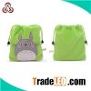 Promotional Cheap Printing Plush Emoji Drawstring Bag