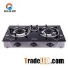 Three Burners Tempered Glass Table Top Kitchen Use Cookware Gas Burner