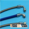 SAE100 R14 PTFE SS304/316 Hydraulic Hose Assembly In Customized Length Fittings With Galvanized / St