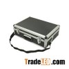 Aluminum Hard Case With Foam Insert, Black, 18.1 X 13 X 6 Inches