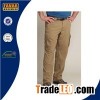 Wholesale Men's 240gsm Khaki Cotton Best Industry Fire Resistant Work Pants