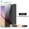 Privacy 2.5D 9H Tempered Glass Protector For Samsung Galaxy Note3