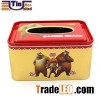 Big Rectangular Tissue Tin Box