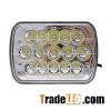 5" X 7" Heavy Duty LED Truck Light with 45W High Power 4500LM Epistar LED 12-36V Hi/Low Be