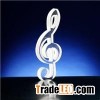 Water Cutting Crystal Music Note