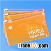 Yellow Clear Soft Pvc Plastic Waterproof Zip Lock Garment Bag