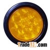 4" Round LED Stop/Turn/Tail Light-Amber