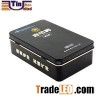 Small Rectangular Wine Storage Hinged Lid Tin Box