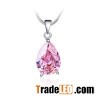 Luxury Cz Pendant Necklace For Gift