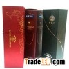 Gold Blocking Hardbound Box For Wine
