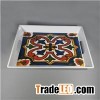 19.5inch Kitchen Daily Use Luxury Melamine Rectangular Tray