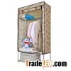 Cheaper Black Fabric Wardrobe With Mesh