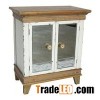 Wooden Mirrored Bedside Cabinets