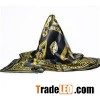 Fashion Golden Silk Square Scarf