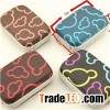 Portable PU Leather Carrying Hard Case For iPad MP3 Earphone Headphone