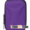Bluetooth Handsfree Headset HARD EVA Case - Clamshell/MESH Style With Zipper Enclosure, Inner Pocket