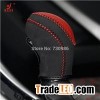 Black Genuine Leather Gear Shift Knob Cover For Hyundai Elantra 2012 2013 2014 2015 Elantra 3 Automa